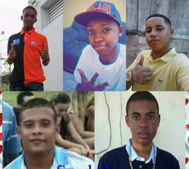 Cinco jovens são fuzilados